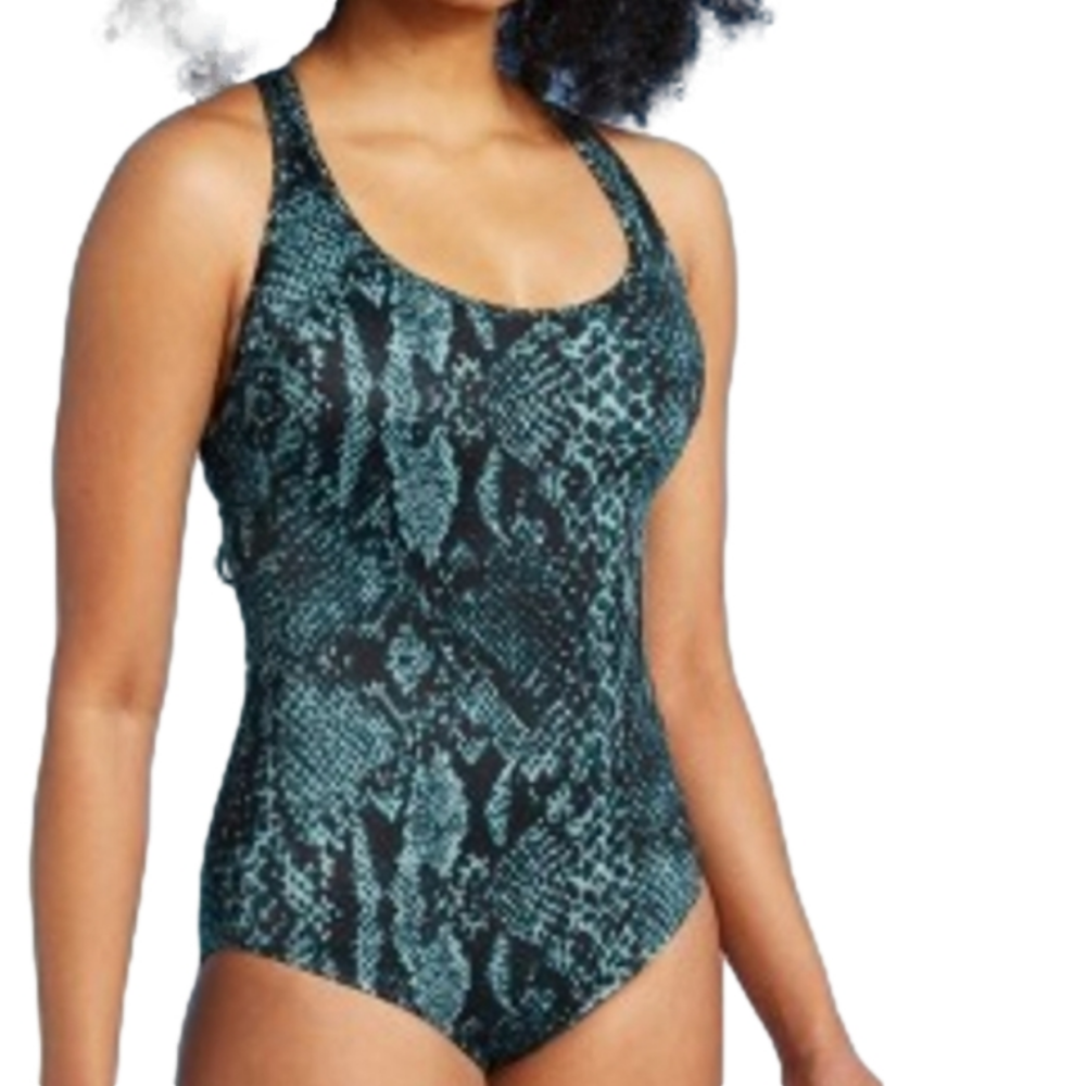 All In Motion One Piece Swimsuit Teal